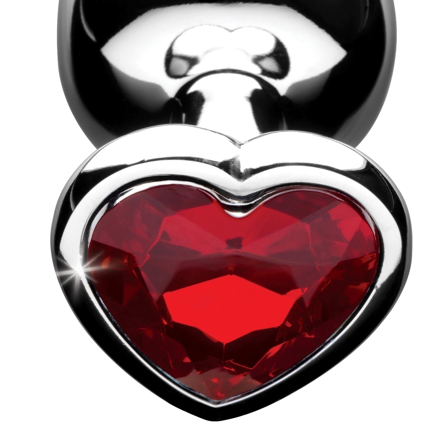 Red Heart Gem Anal Plug - Medium - Thorn & Feather