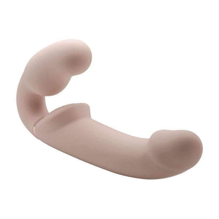 Remote Control Inflatable Vibrating Silicone Ergo Fit Strapless Strap-On - Thorn & Feather