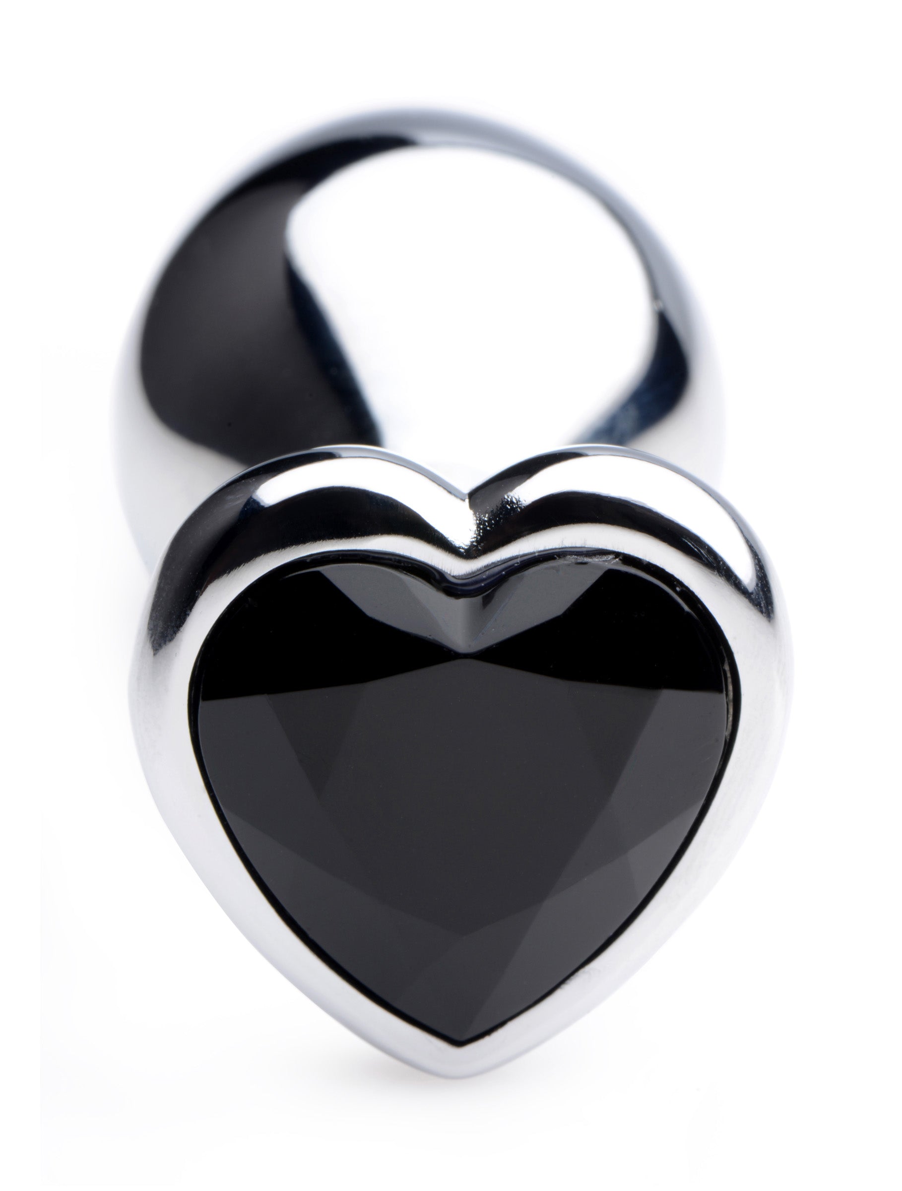 Black Heart Gem Anal Plug - Medium - Thorn & Feather