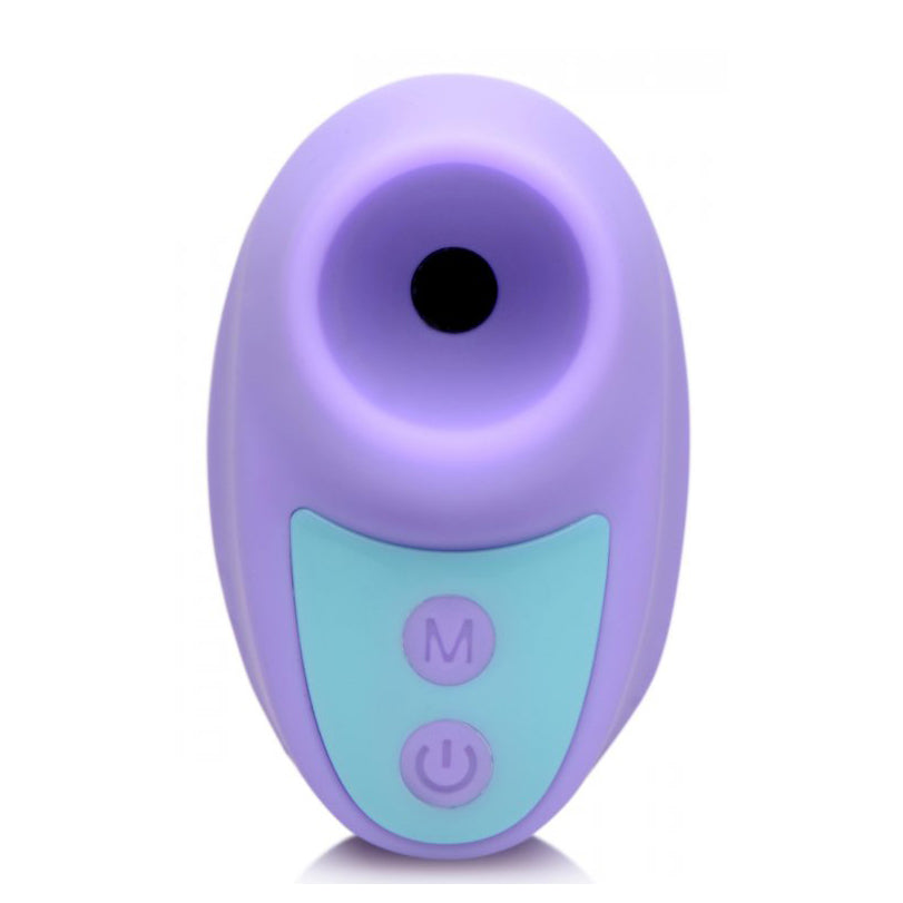 Mini 12X Mini Silicone Clit Stimulator - Purple - Thorn & Feather