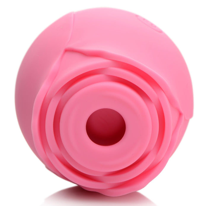 Bloomgasm 10X Wild Rose Silicone Suction Clit Stimulator - Pink