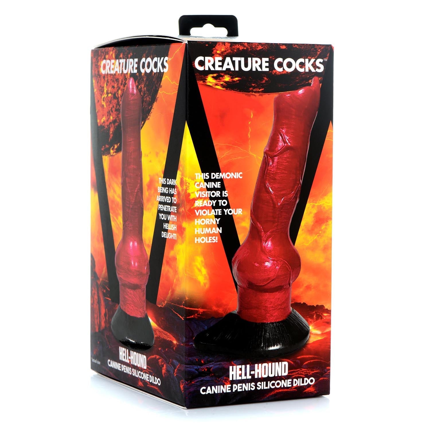 Hell-Hound Canine Penis Silicone Creature Dildo - Thorn & Feather