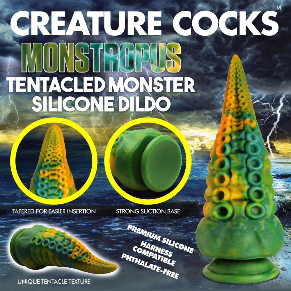 Monstropus Tentacled Monster Silicone Creature Dildo - Thorn & Feather