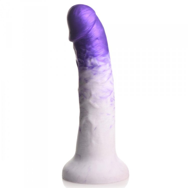 Real Swirl Realistic Silicone Dildo - Purple - Thorn & Feather