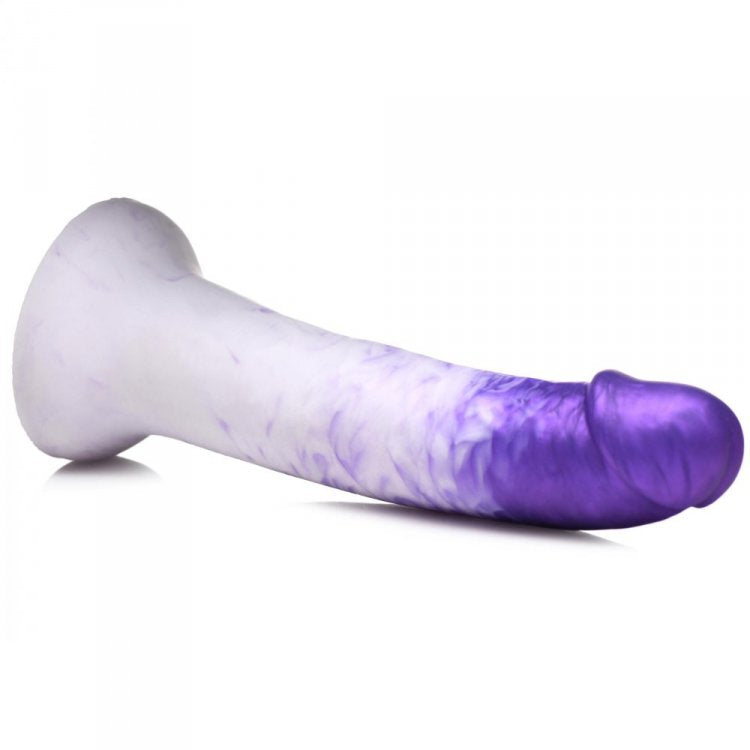 Real Swirl Realistic Silicone Dildo - Purple - Thorn & Feather