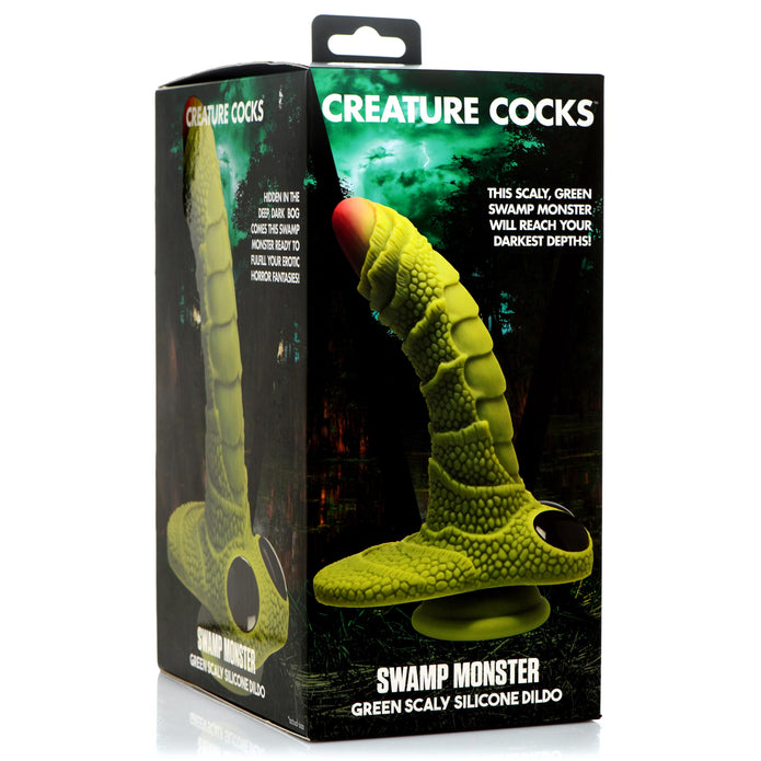 Swamp Monster Green Scaly Creature Dildo - Thorn & Feather