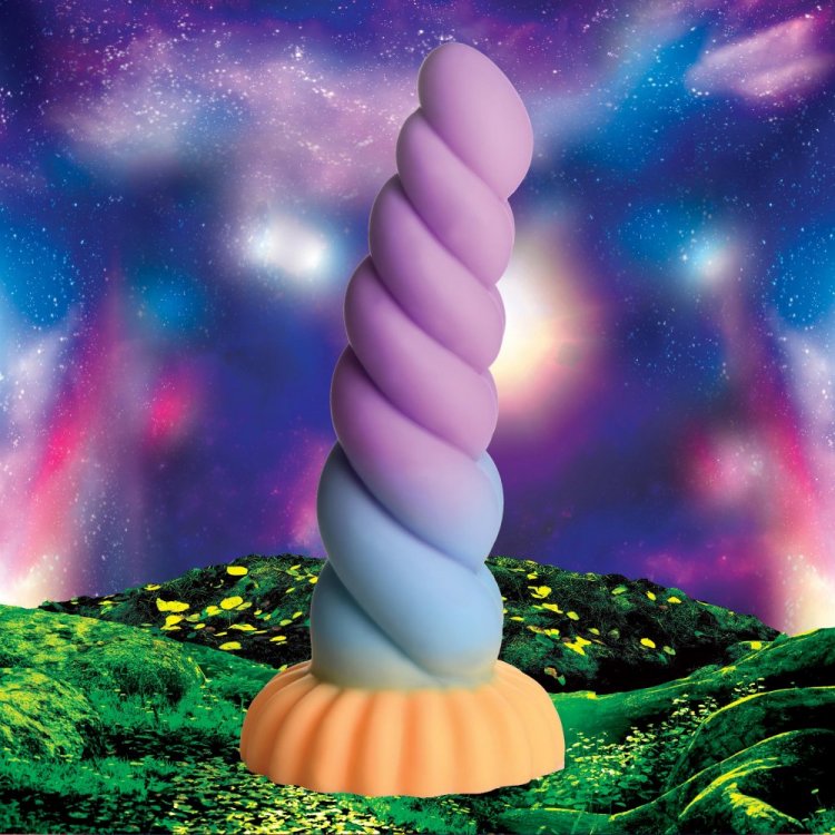 Mystique Unicorn Creature Silicone Dildo - Thorn & Feather