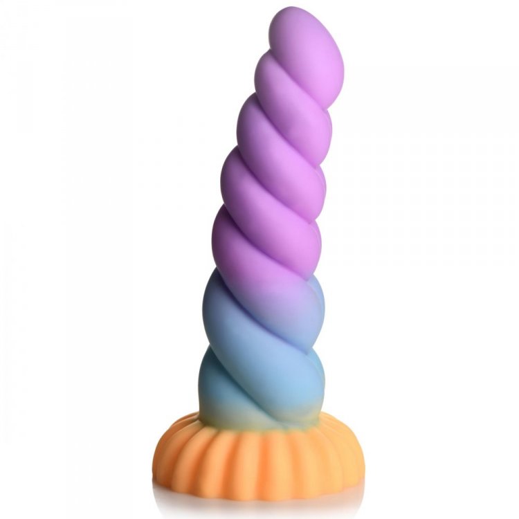 Mystique Unicorn Creature Silicone Dildo - Thorn & Feather