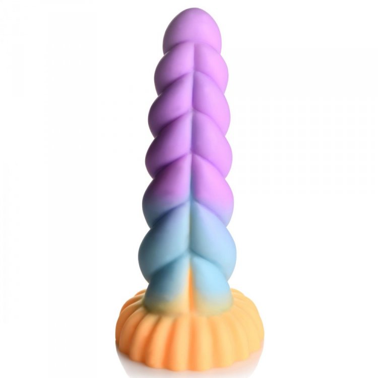 Mystique Unicorn Creature Silicone Dildo - Thorn & Feather