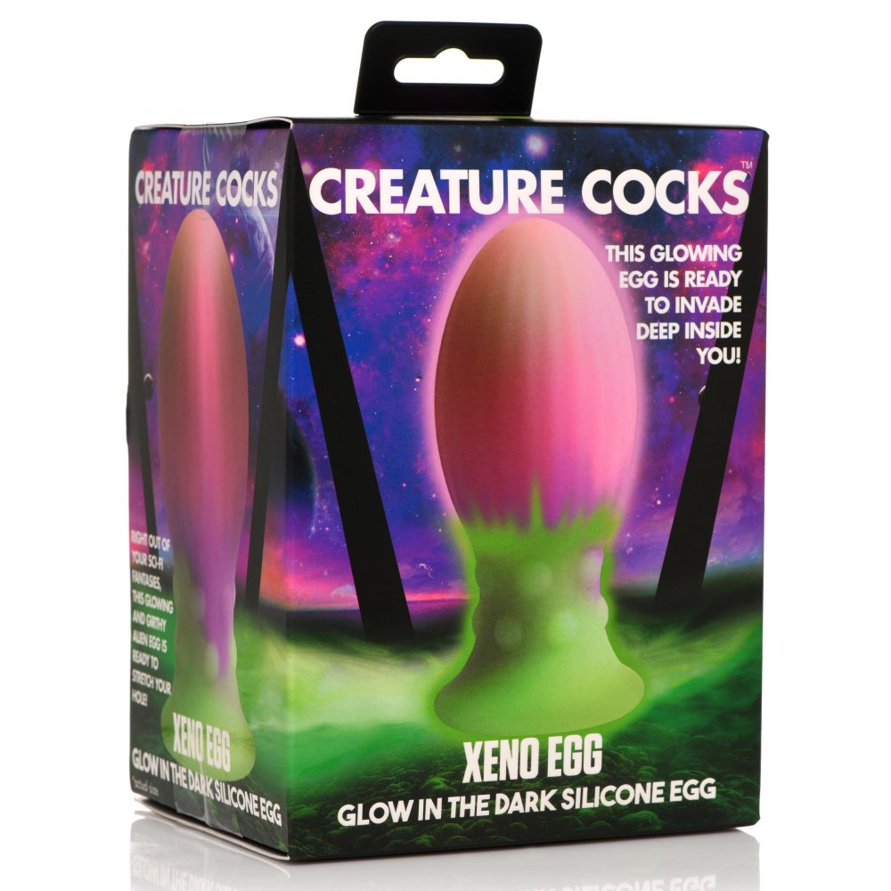 Xeno Egg Glow in the Dark Silicone Creature Cock - Thorn & Feather