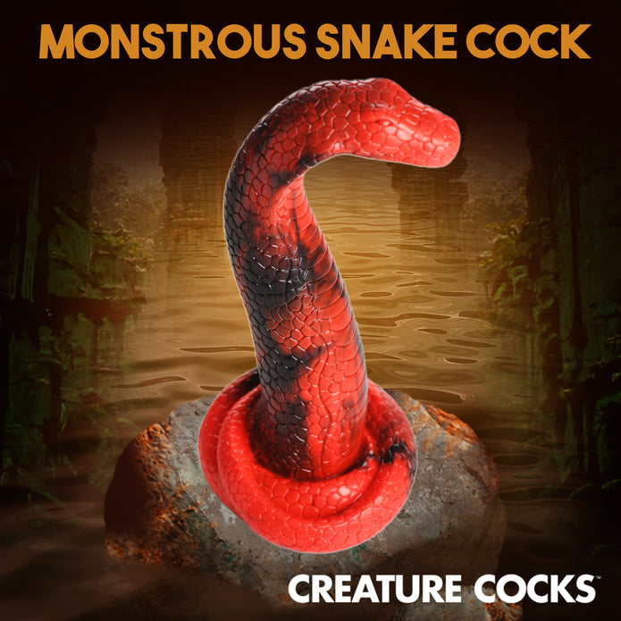 King Cobra Silicone Creature Dildo - Thorn & Feather