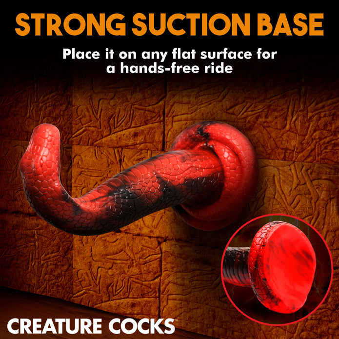 King Cobra Silicone Creature Dildo - Thorn & Feather