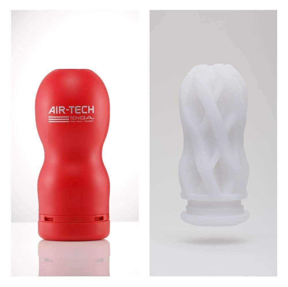 Tenga Reusable Air Tech Cup Red - Regular - Thorn & Feather