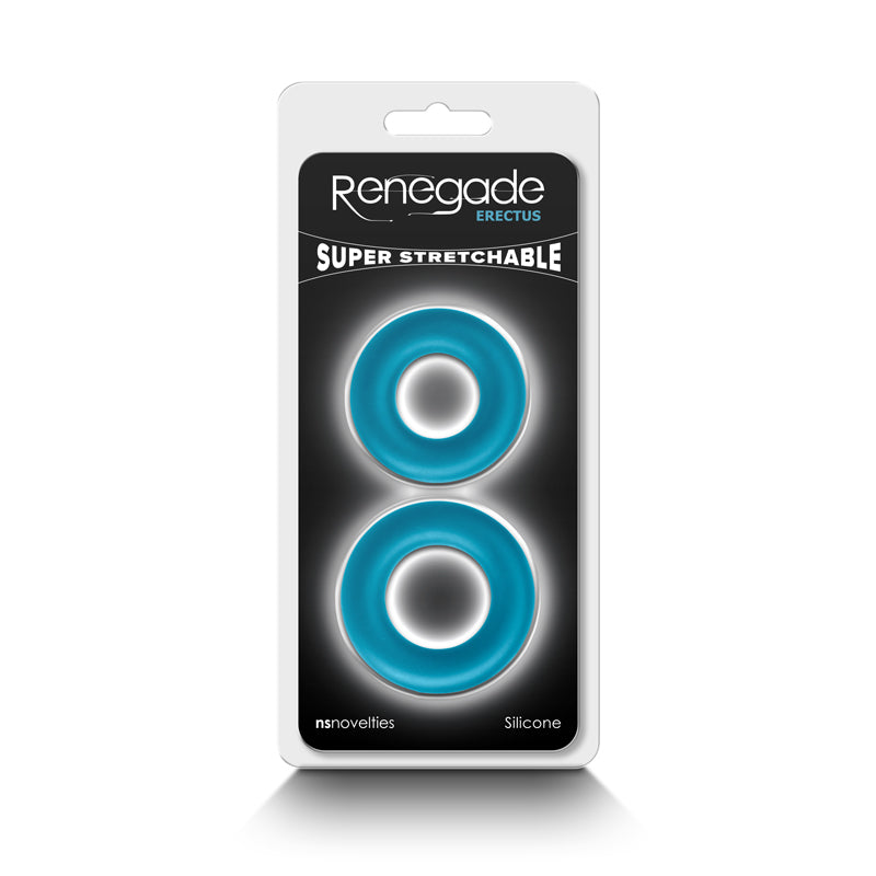 Renegade Erectus Silicone Cock Rings - Teal