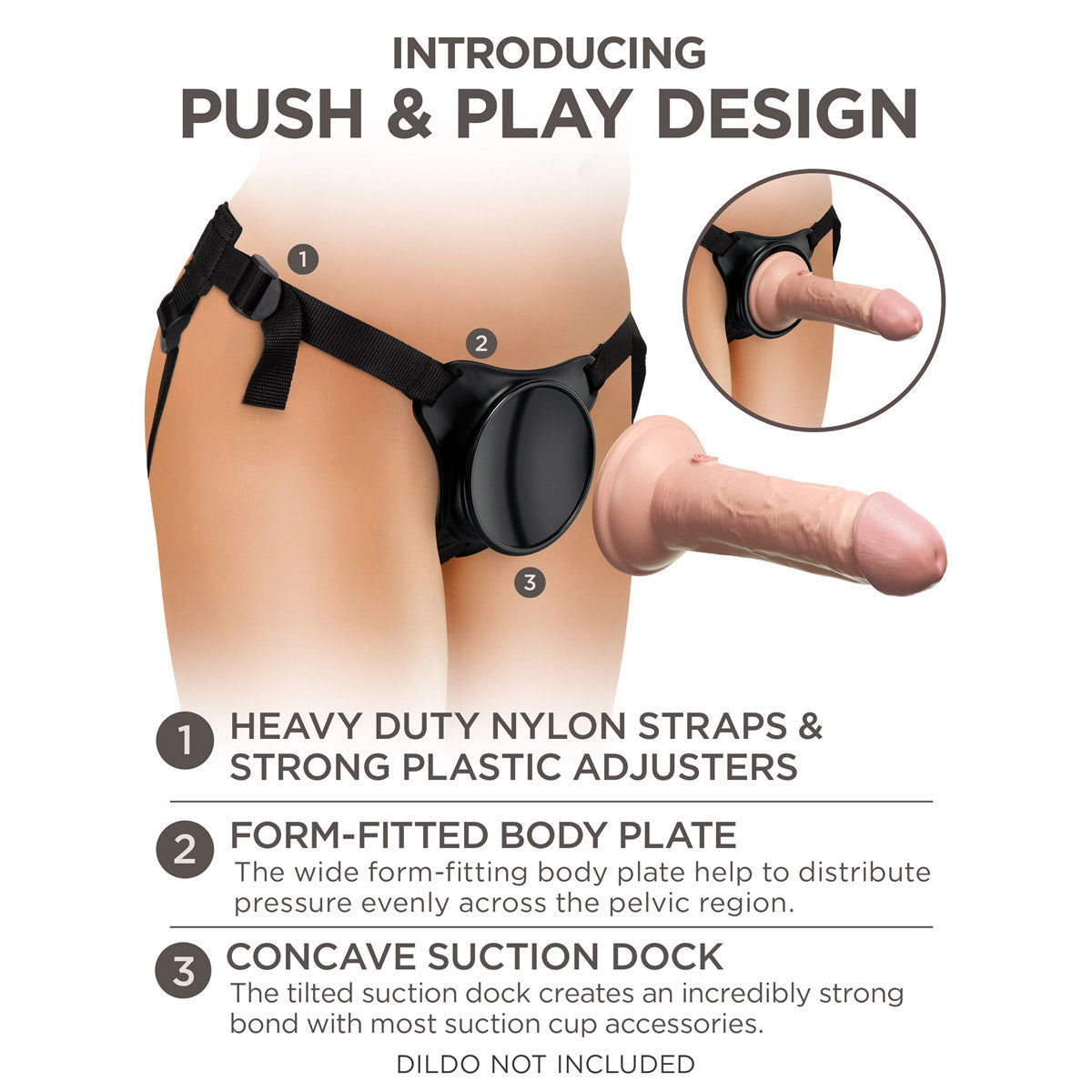 Beginner's Body Dock Strap-On Harness - Thorn & Feather