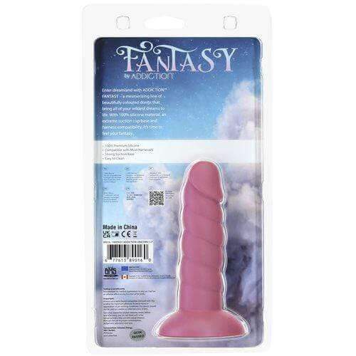 Addiction Fantasy Unicorn Dildo 5.5” – Pink - Thorn & Feather