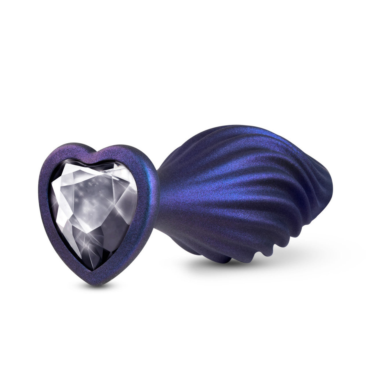 Matrix Swirling Bling Plug - Sapphire - Thorn & Feather