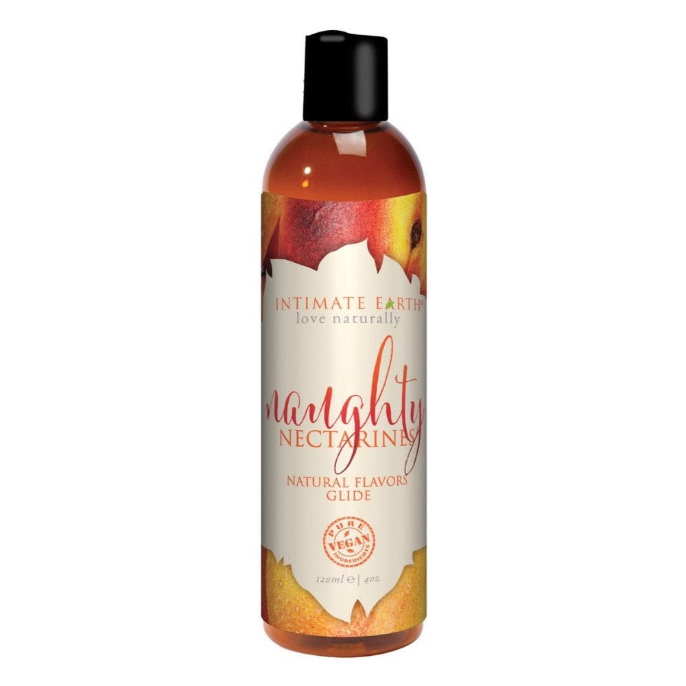 Intimate Earth Natural Flavors Glide - Naughty Peaches - Thorn & Feather