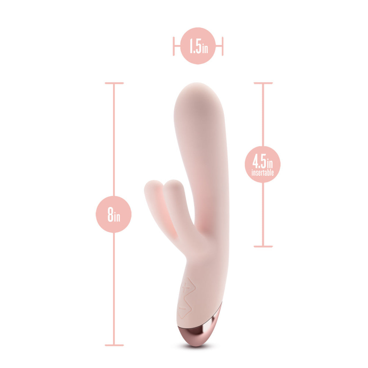 Blush Elora Rabbit Dual Vibrator - Pink