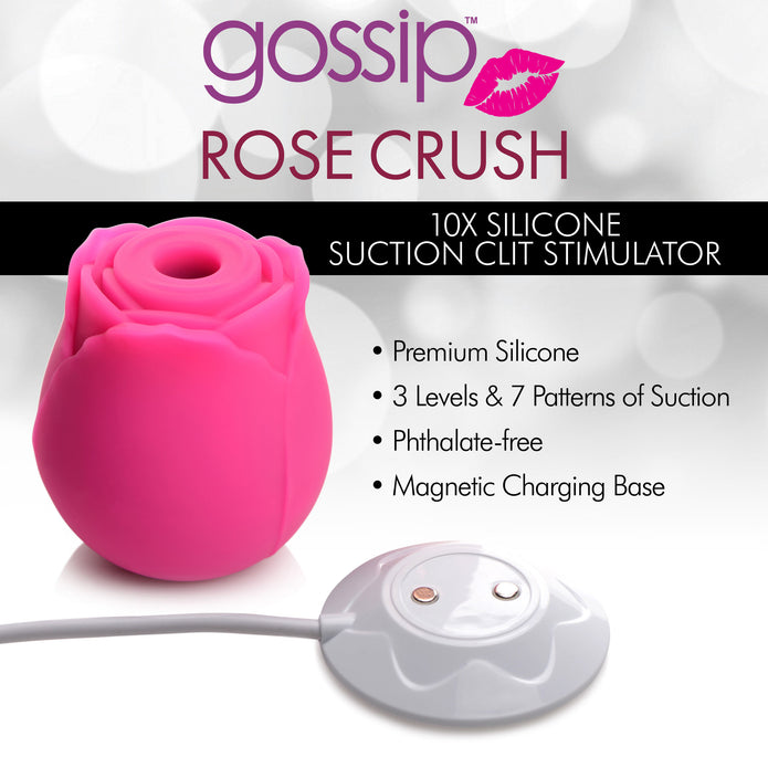 Gossip Rose Crush 10X Silicone Clit Stimulator