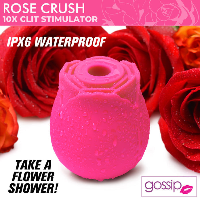 Gossip Rose Crush 10X Silicone Clit Stimulator