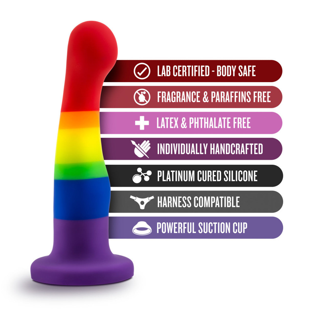 Avant Pride P1 Freedom Silicone Dildo - Thorn & Feather