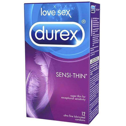 Durex Extra Sensitive Thin Condoms - 12 Pack - Thorn & Feather