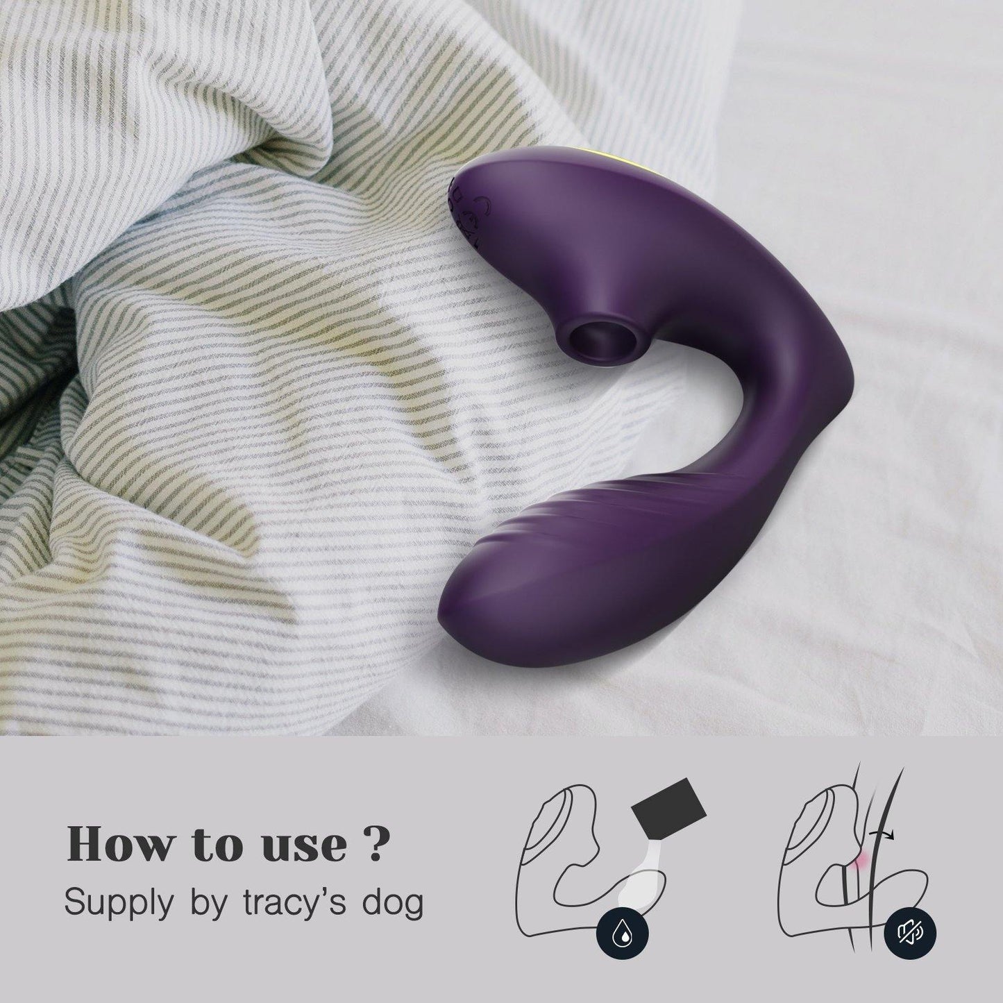 Tracy's Dog OG Clitoral Sucking Vibrator - Thorn & Feather