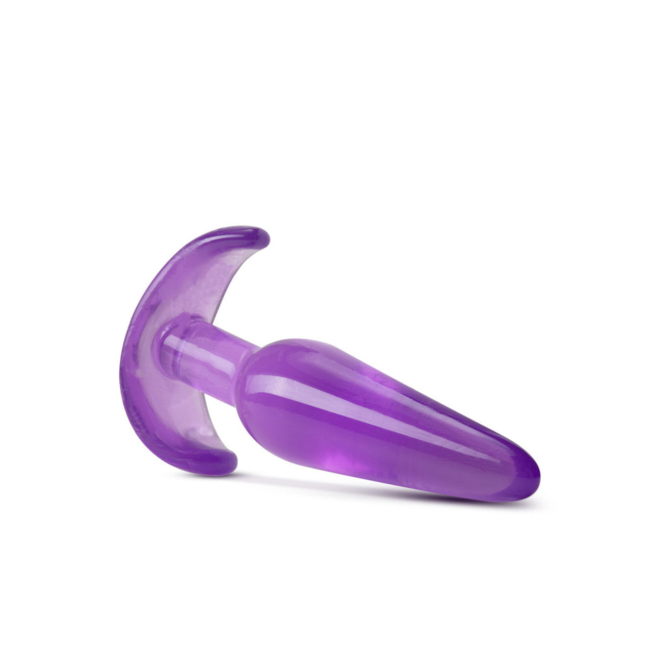 B Yours Slim Tapered See-Through Anal Plug - Purple - Thorn & Feather