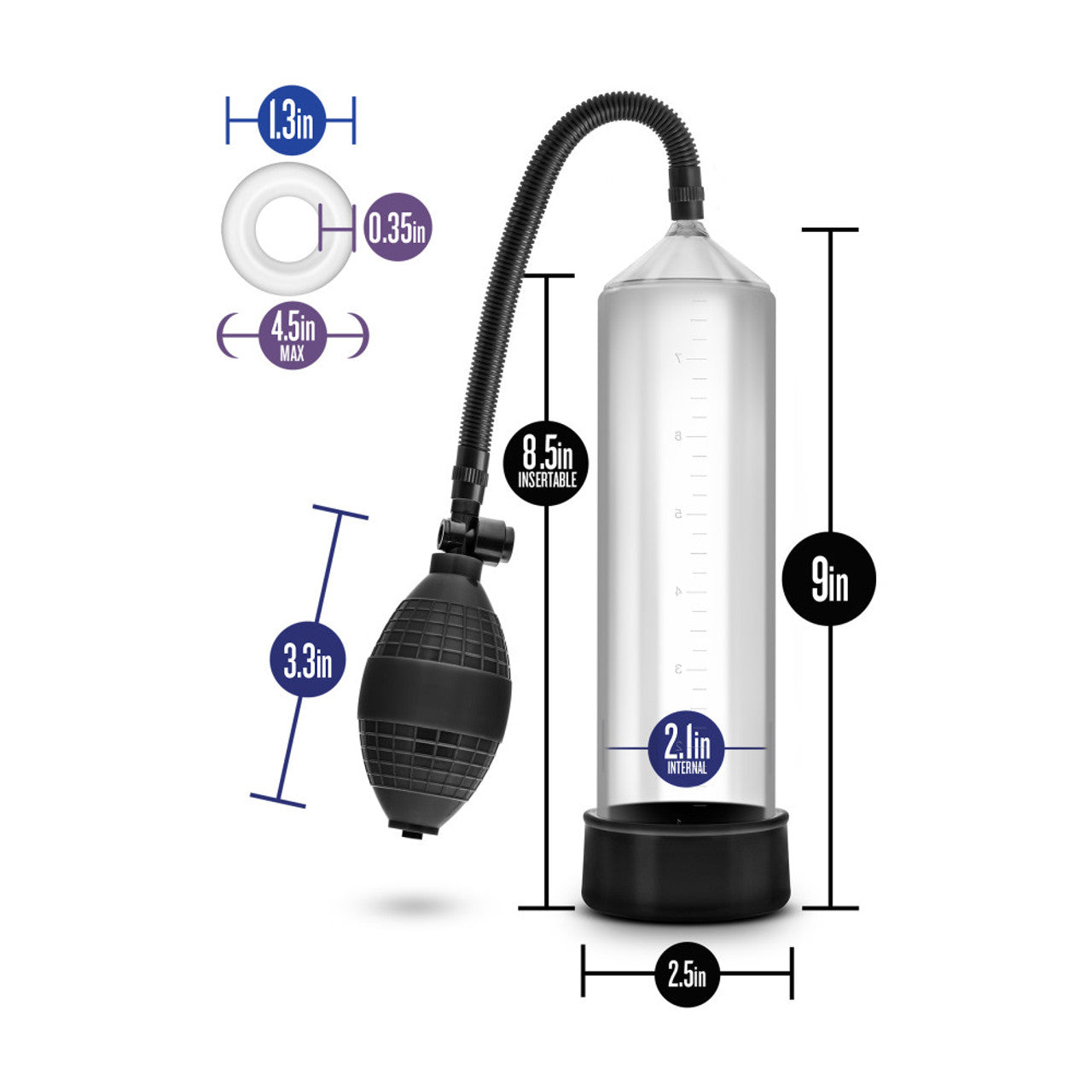 VX101 Male Enhancement Pump - Clear - Thorn & Feather