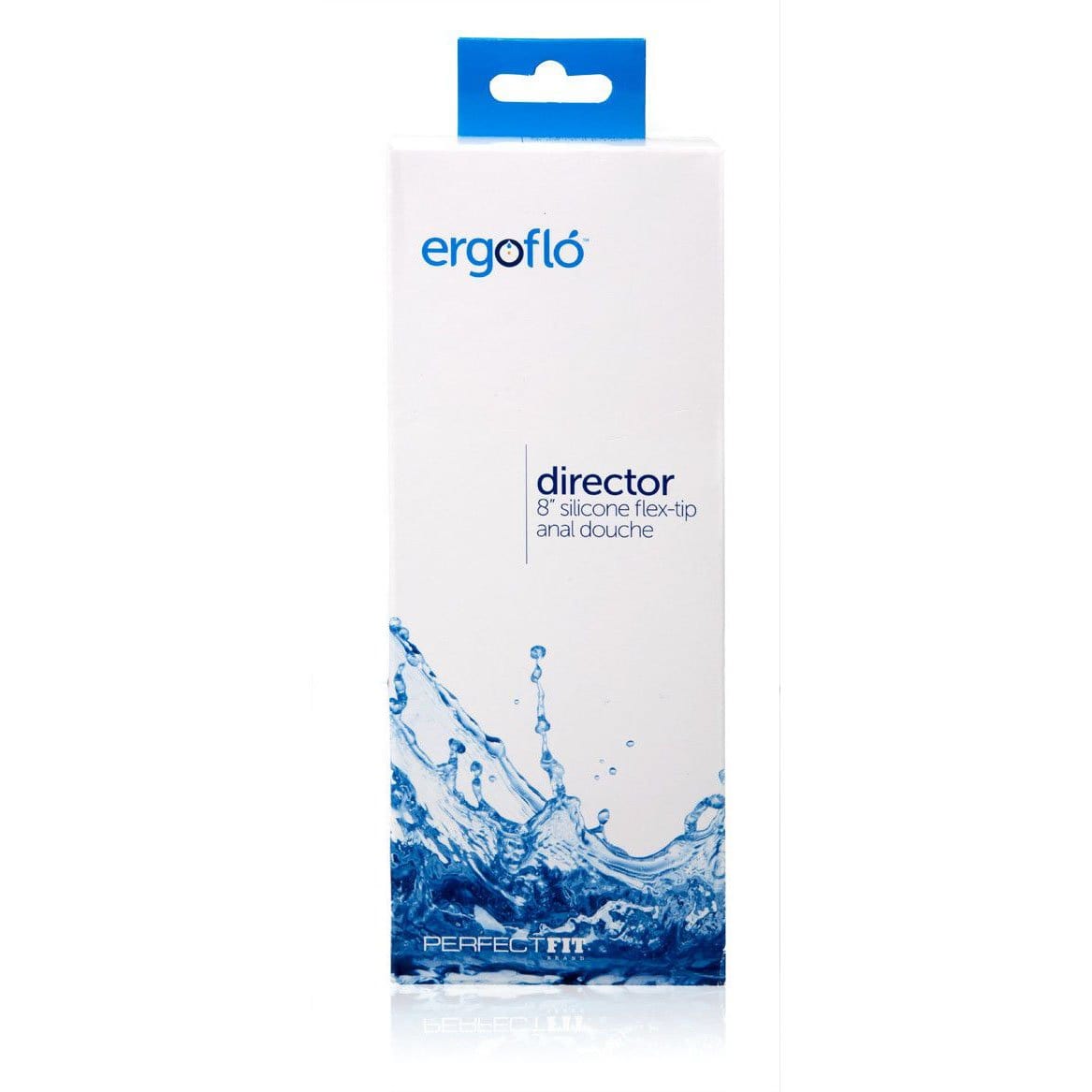 Ergoflo Director 8" Silicone Flex-Tip Anal Douche - Thorn & Feather