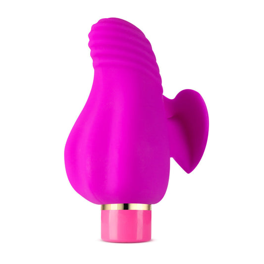 Aria Erotic AF Finger Silicone Vibrator - Plum