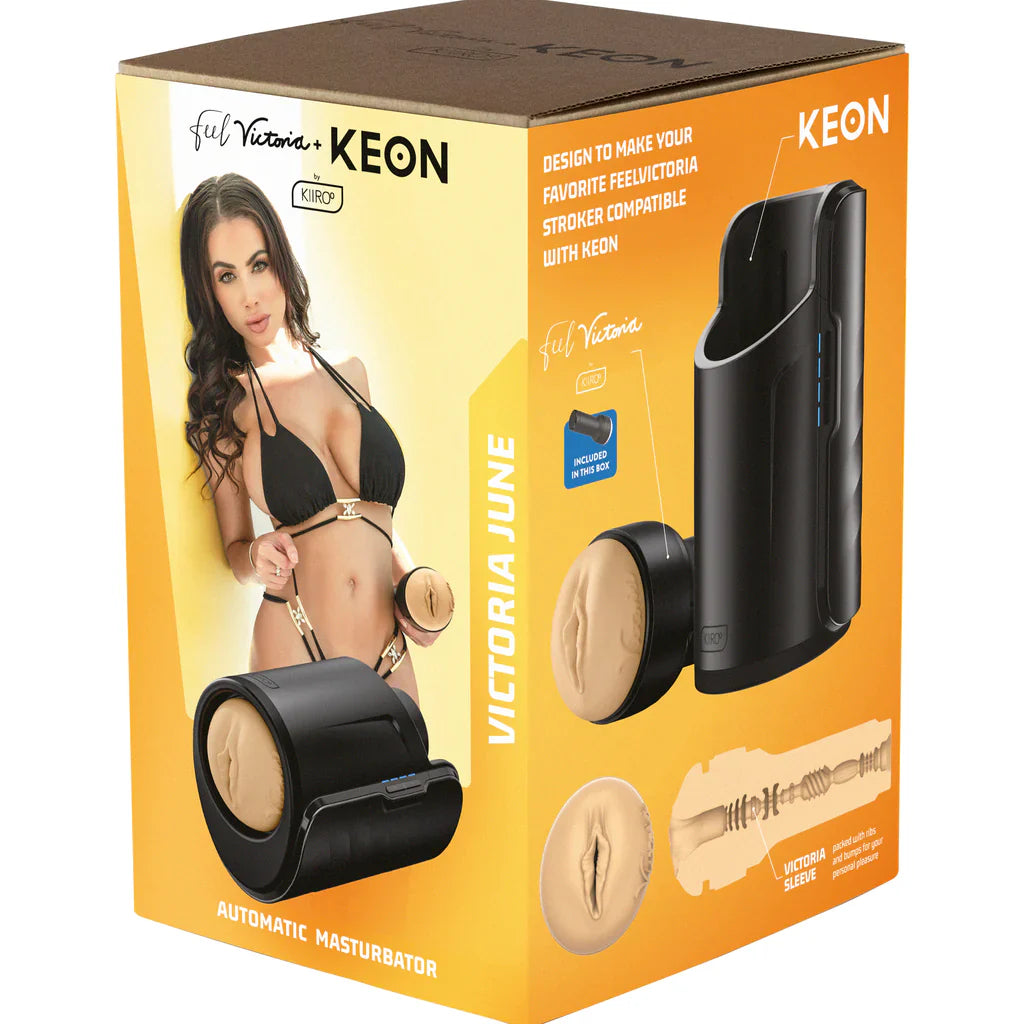 Kiiroo Keon Feel Victoria June Interactive Masturbator Combo Set - Thorn & Feather