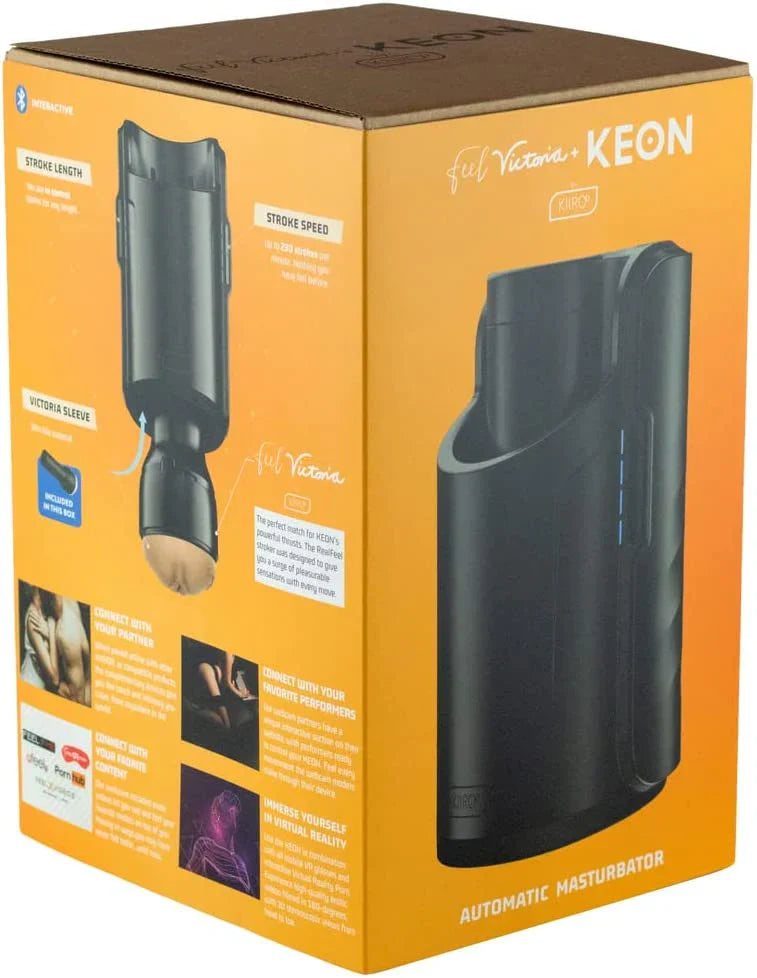 Kiiroo Keon Feel Victoria June Interactive Masturbator Combo Set - Thorn & Feather