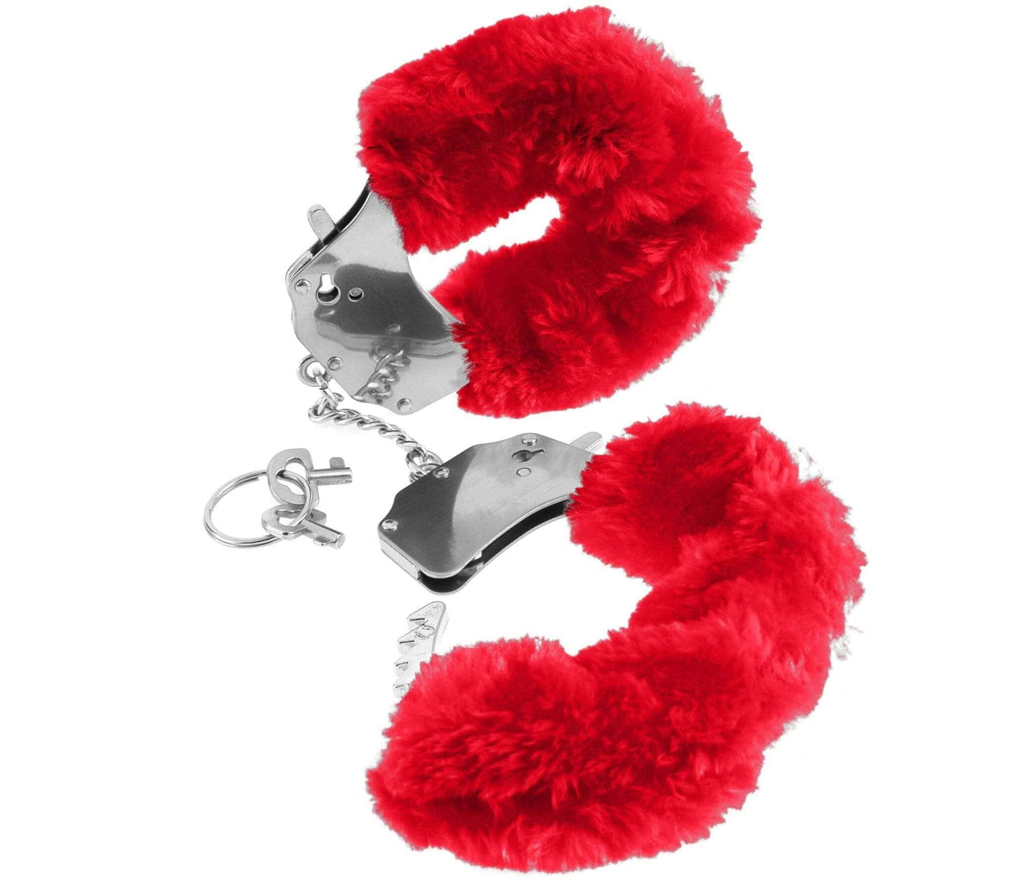 Fetish Fantasy Series Original Furry Cuffs - Red - Thorn & Feather