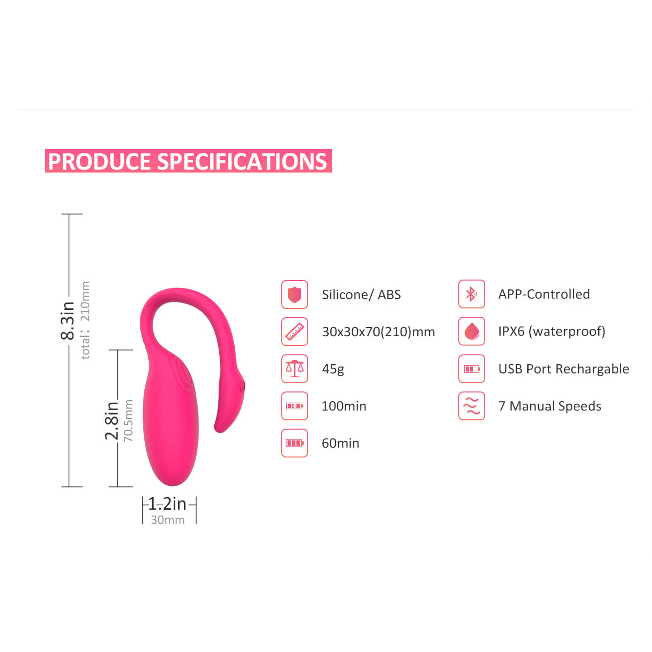 Flamingo Magic Motion App Controlled Wearable Vibrator - Pink - Thorn & Feather