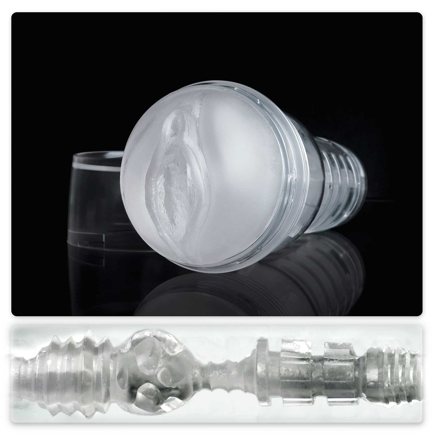 Fleshlight Ice Lady Crystal Pussy Masturbator - Thorn & Feather