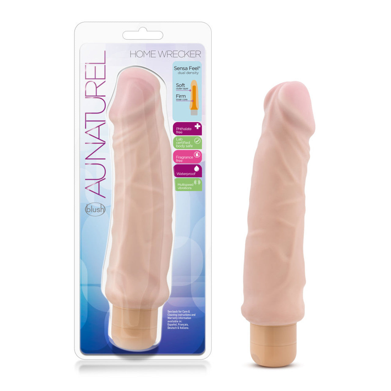 Blush Au Naturel Home Wrecker 9.5" Dildo - Beige