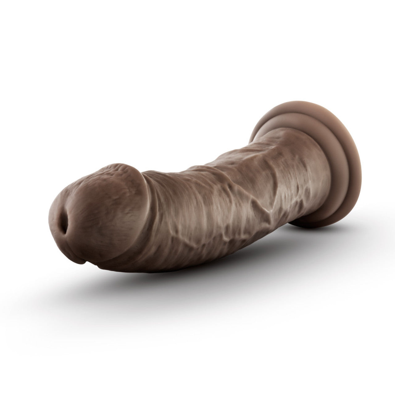 8 Inch Dildo with Suction Cup - Chocolate - Thorn & Feather