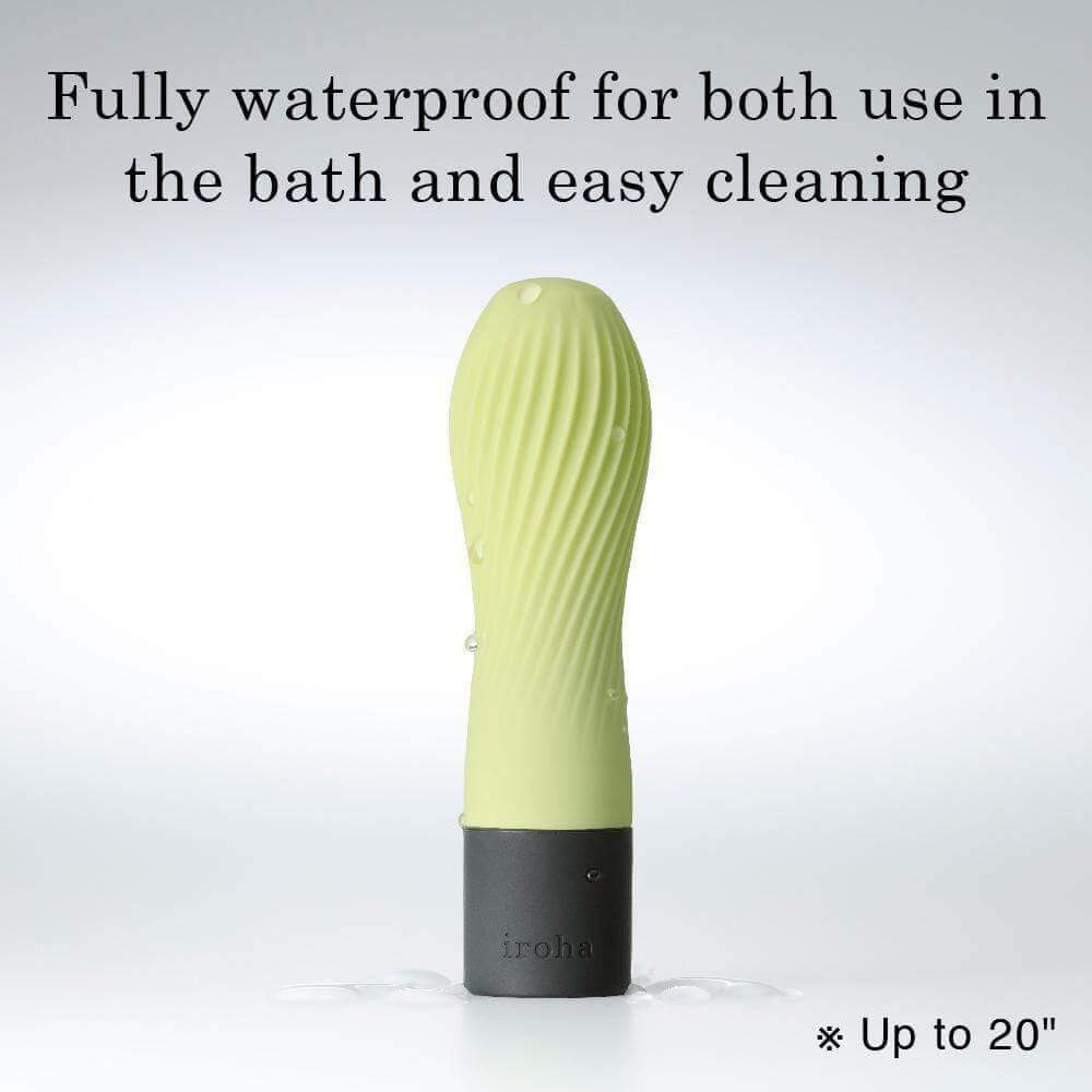 Iroha Zen Textured Mini Vibrator - Matcha - Thorn & Feather