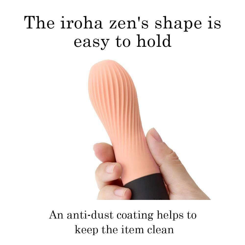 Iroha Zen Textured Mini Vibrator - Hanacha - Thorn & Feather