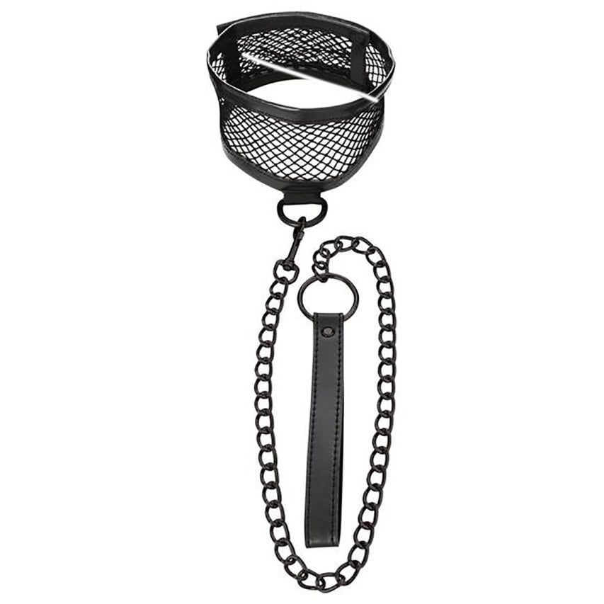 Sex & Mischief Fishnet Collar and Leash