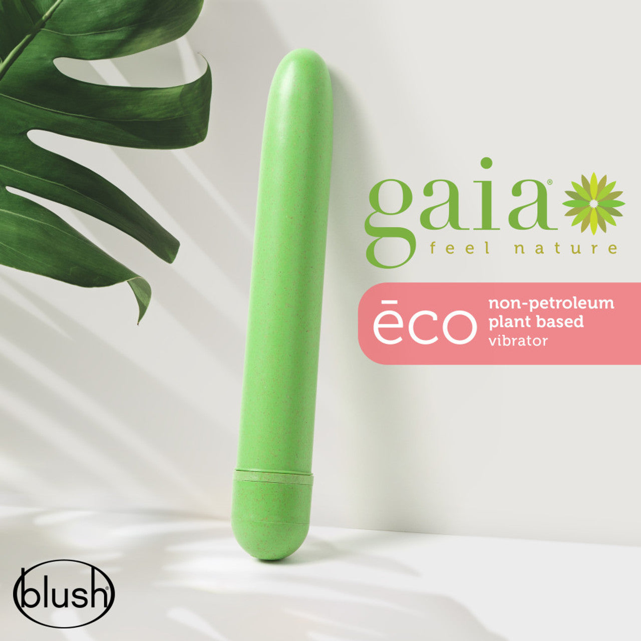 Gaia Eco Biadegradable Vibrator - Green - Thorn & Feather