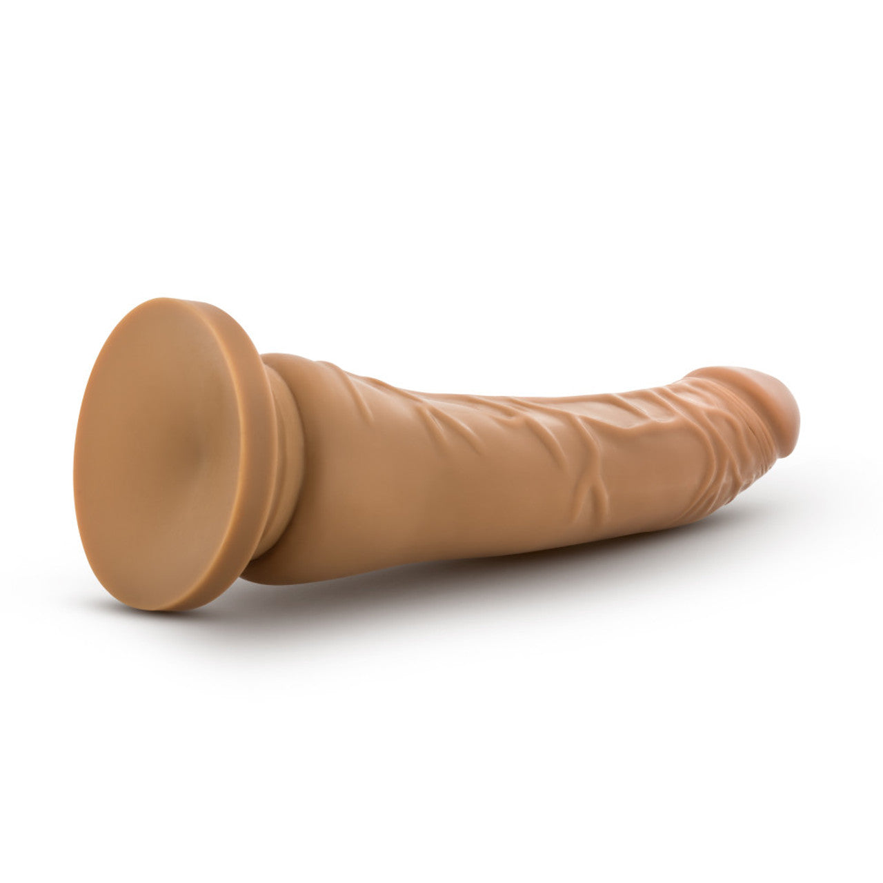 8 Inch Dong with Suction Cup - Mocha - Thorn & Feather