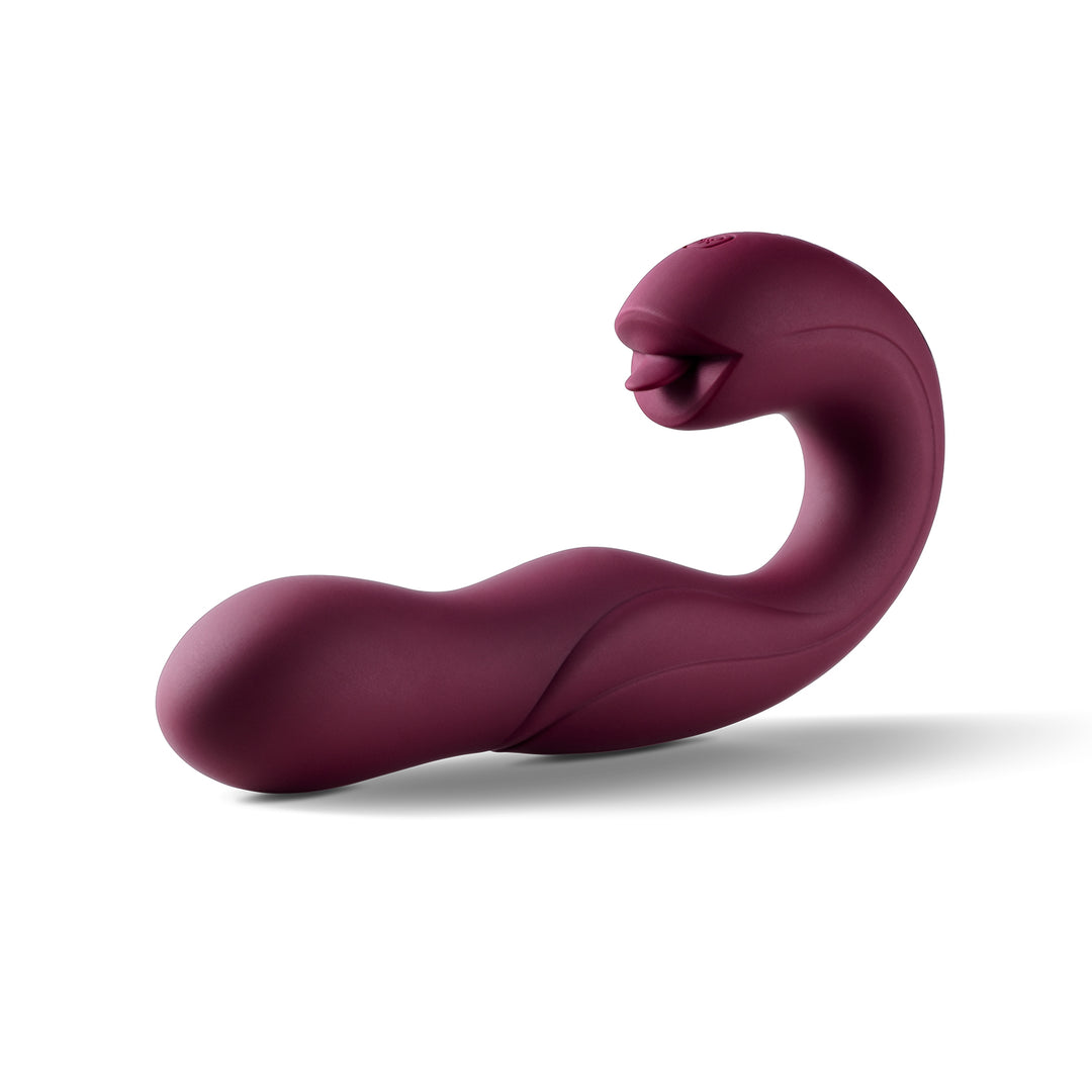 Joi Rotating Head G-spot Vibrator & Clit Licker - Thorn & Feather