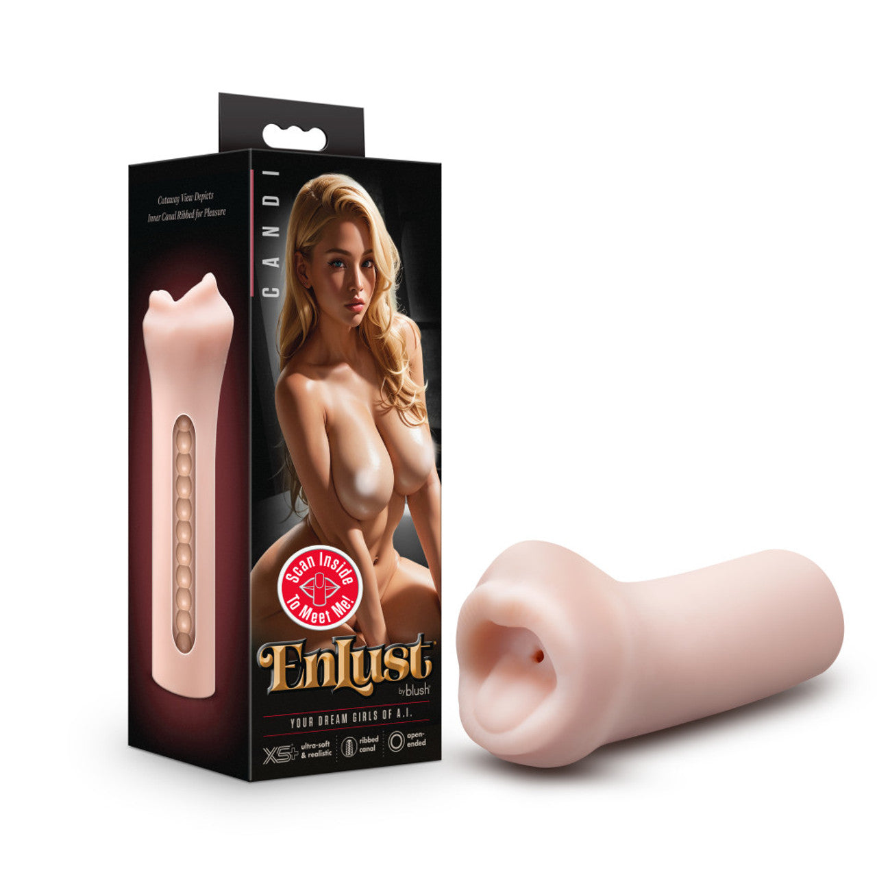 Blush EnLust Candi Male Stroker - Beige