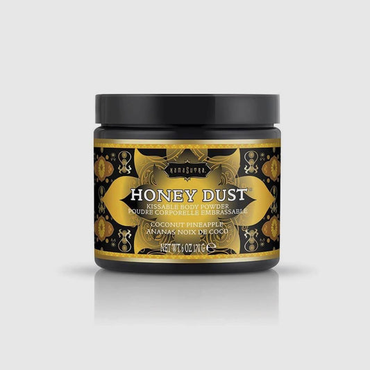 Kama Sutra Naughty Honey Dust Body Power - Coconut Pineapple, 6.0oz/170gr - Thorn & Feather