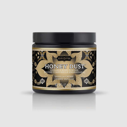 Kama Sutra Naughty Honey Dust Body Power - Vanilla Cream, 6.0oz/170gr - Thorn & Feather