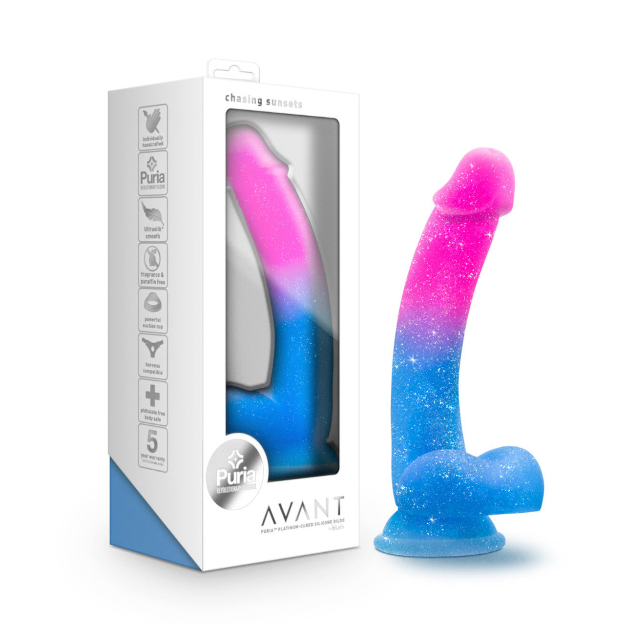 Avant Chasing Sunsets Cured Silicone Dildo - Mermaid - Thorn & Feather