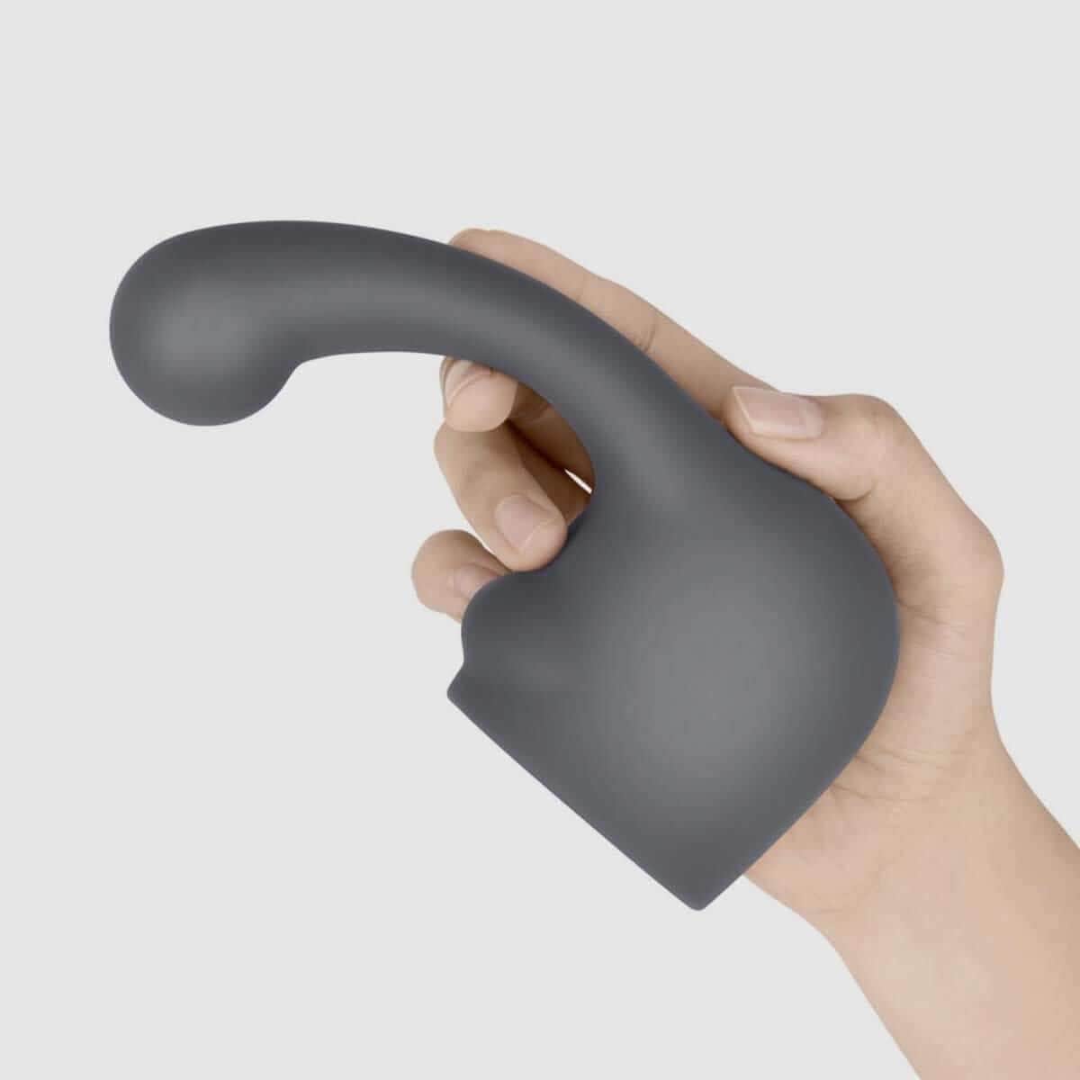 Le Wand Curve Weighted Silicone Attachment - Grey - Thorn & Feather